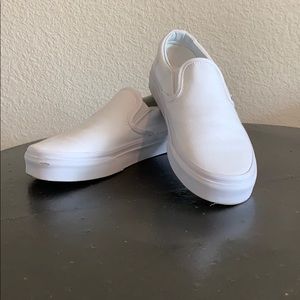 White vans size 6